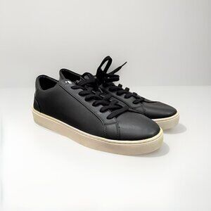 Thousand Fell Men’s 10 Low Top Lace Up Sneakers Black/White
